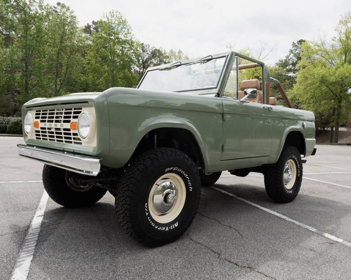 Boxwood Green 1967 Ford Bronco